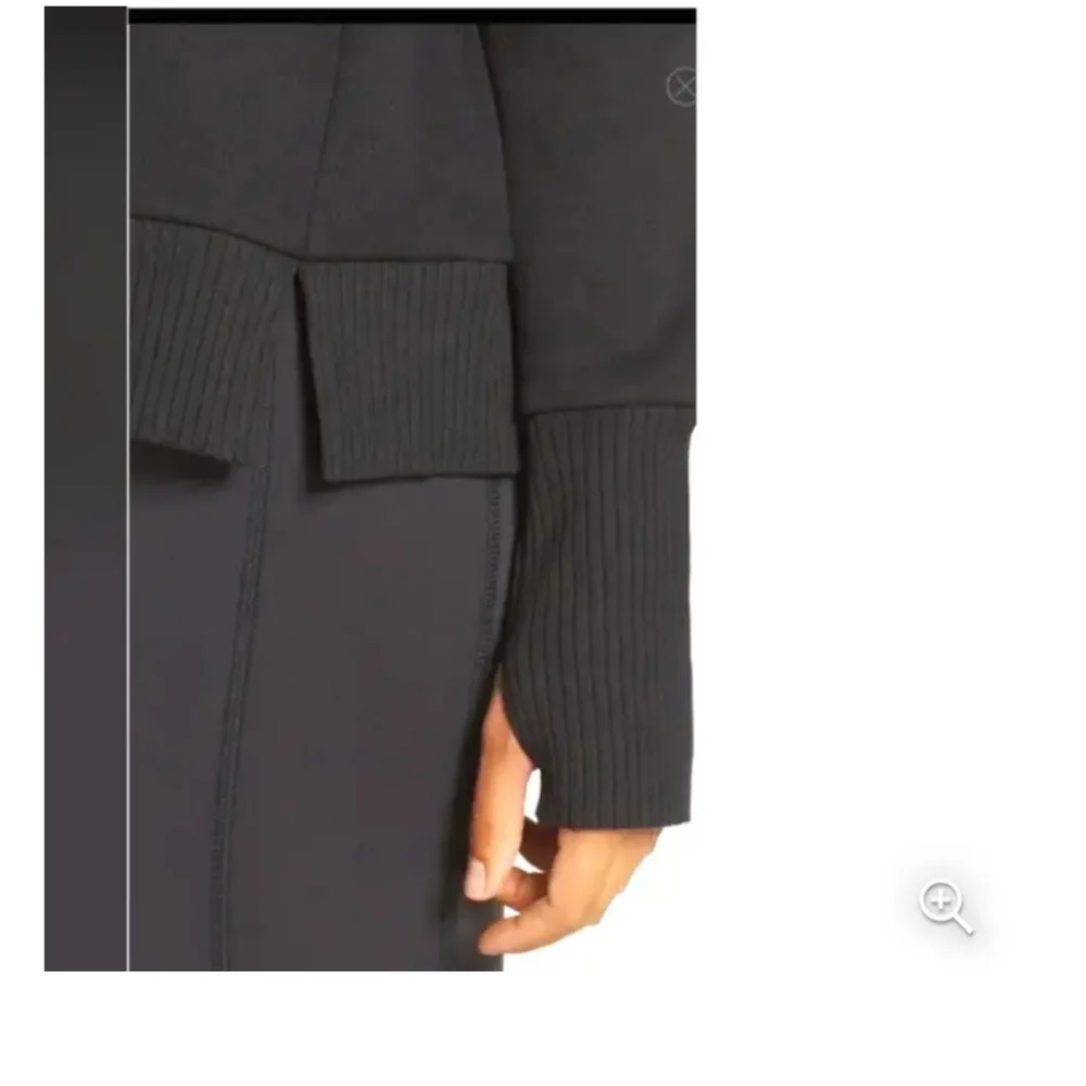 Alo Yoga Haze Cowl Turtle Neck Fleece Pullover